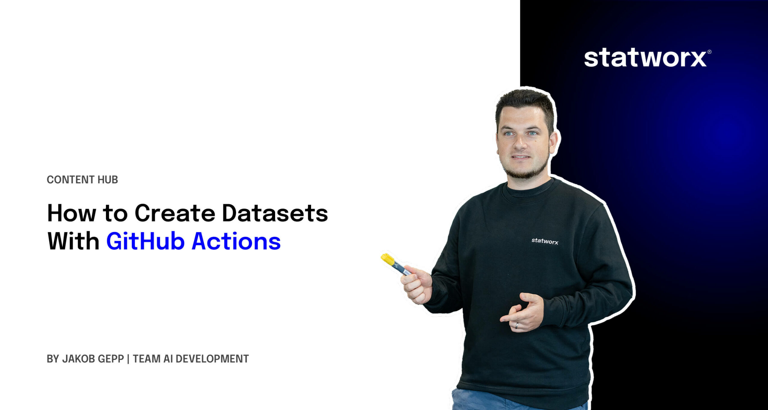 How to Create Datasets With GitHub Actions