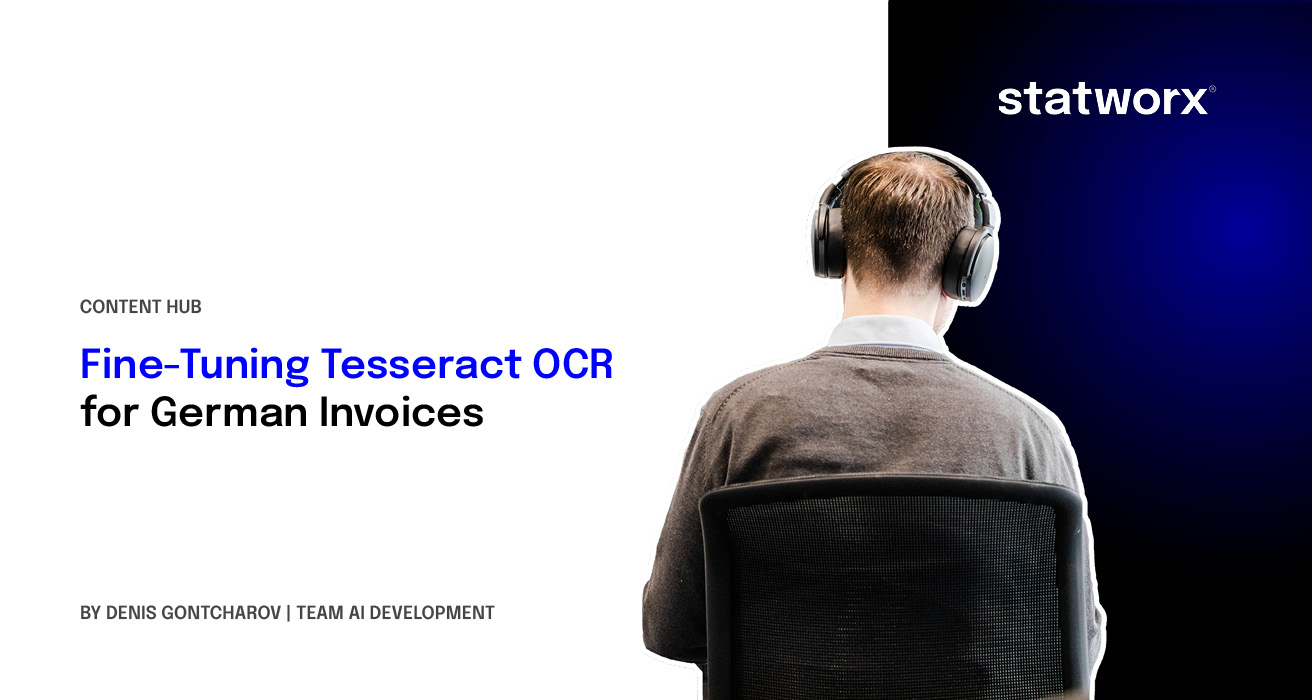 Fine-tuning Tesseract OCR for German Invoices
